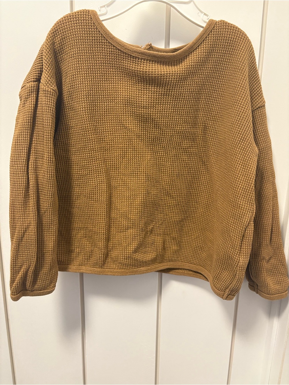 H&M Waffle Long Sleeve Top